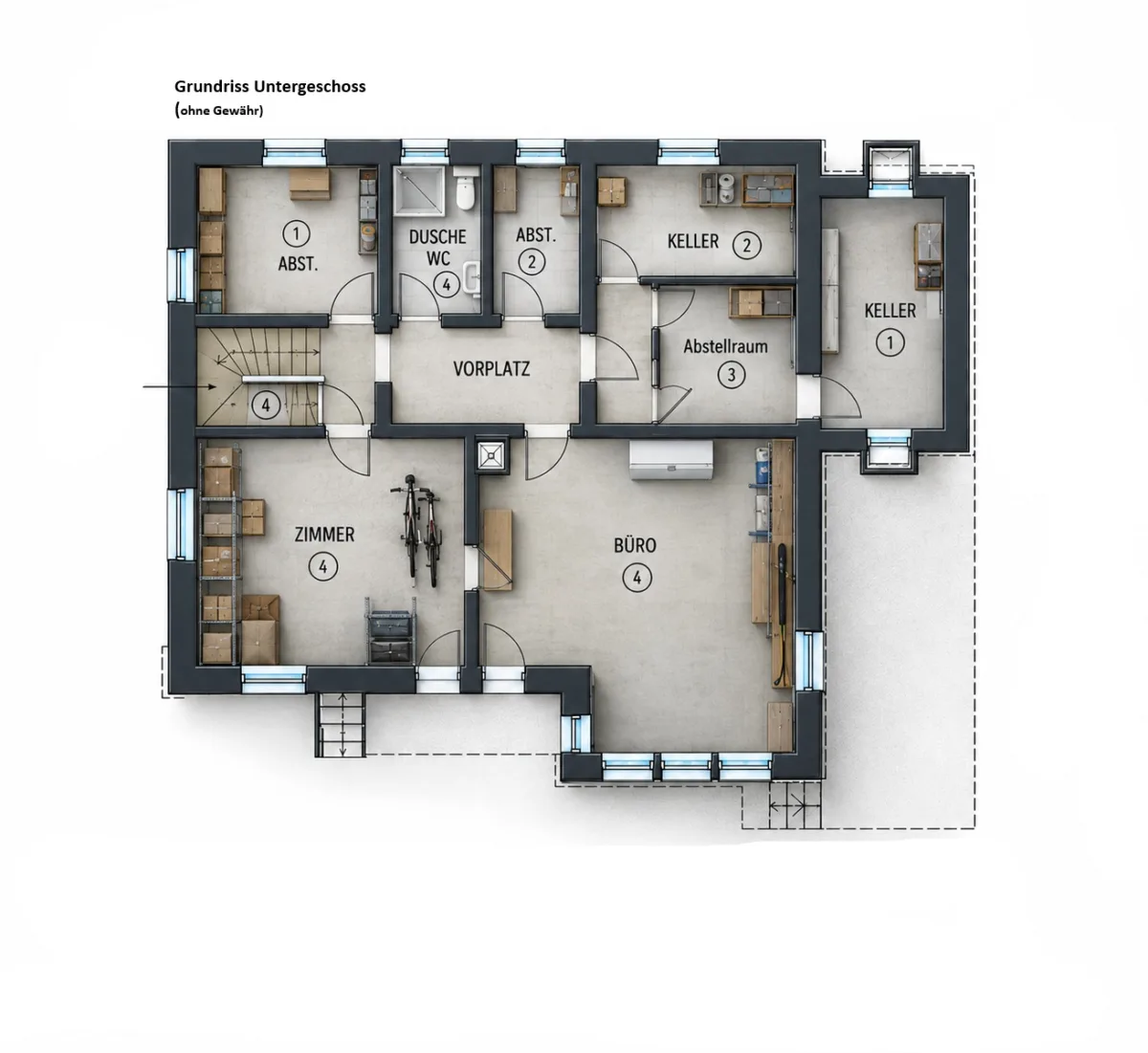 Grundriss UG_schematisch