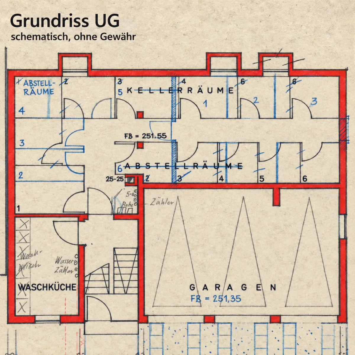 Grundriss UG