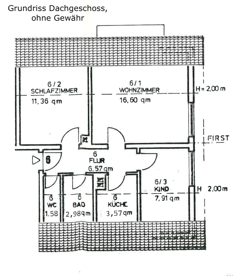 Grundriss DG WE6