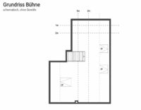 Grundriss Bühne